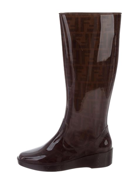 fendi rain boot|genuine fendi boots.